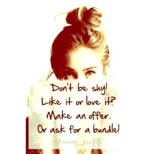 Don’t be shy make an offer.